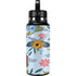 Blue Fall Flowers Hydro Flask 32oz Wide Mouth Skin